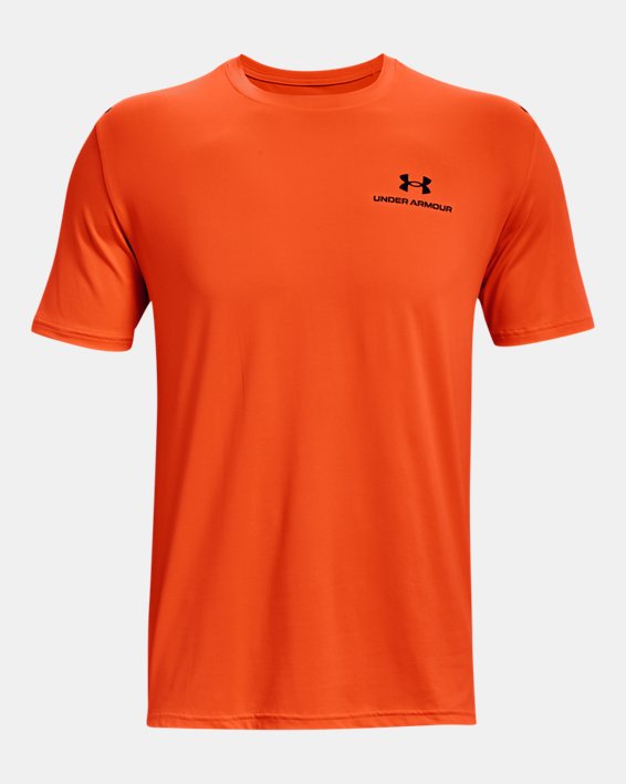 Men's UA RUSH™ Energy Short Sleeve, Orange, pdpMainDesktop image number 4